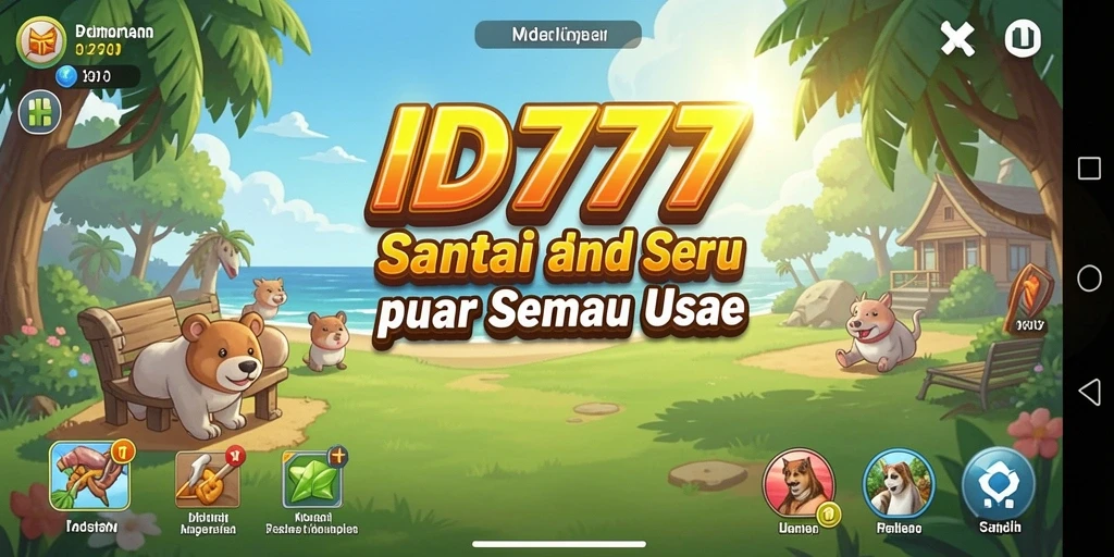 Tampilan gameplay ID777 yang seru dan menawan.