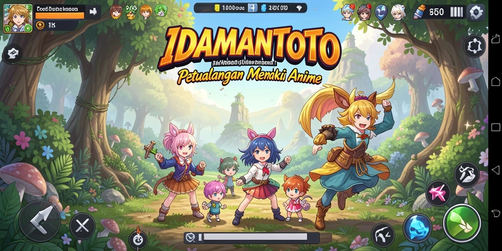 Gameplay seru IDAMANTOTO dengan karakter Anime yang menawan.