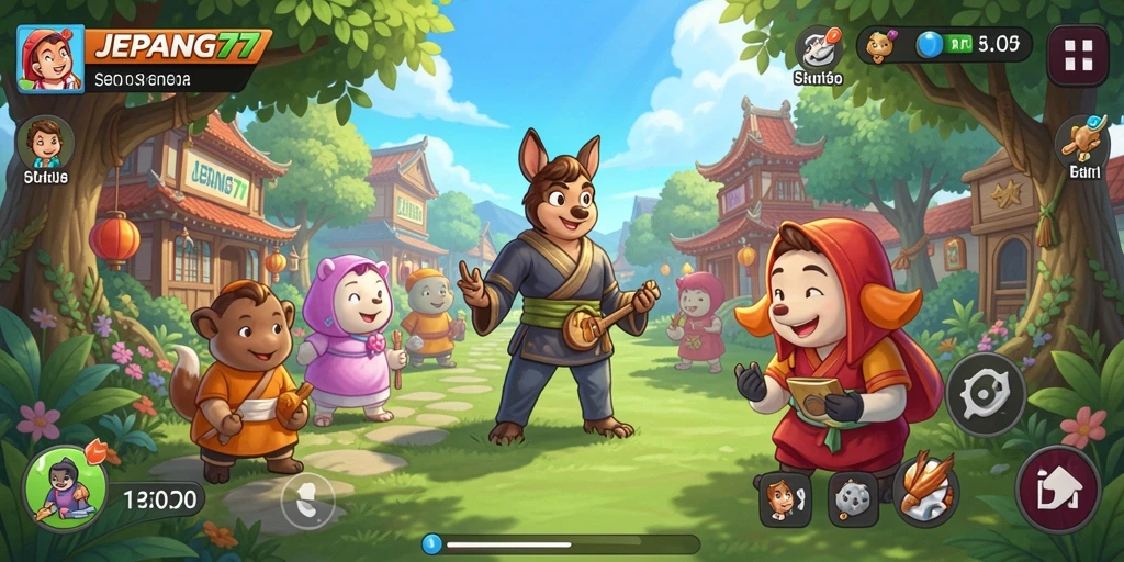 Tampilan menawan dari gameplay JEPANG77 yang seru.