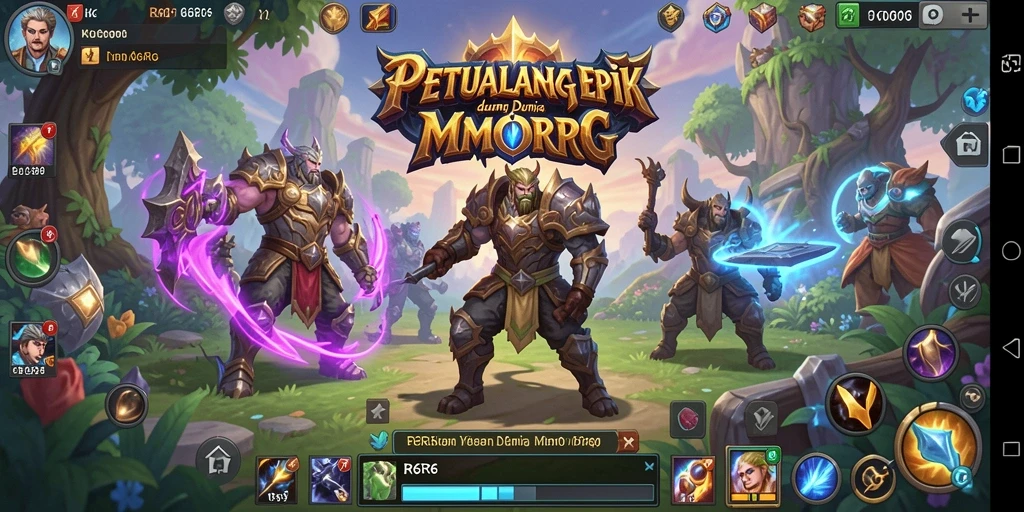 Screenshot utama R6R6 menampilkan aksi seru di dunia MMORPG.