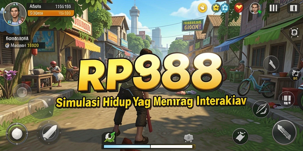 Tangkapan layar menunjukkan gameplay seru simulasi RP888.
