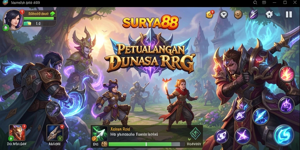 Tampilan gameplay SURYA88 yang mendebarkan dan menawan.
